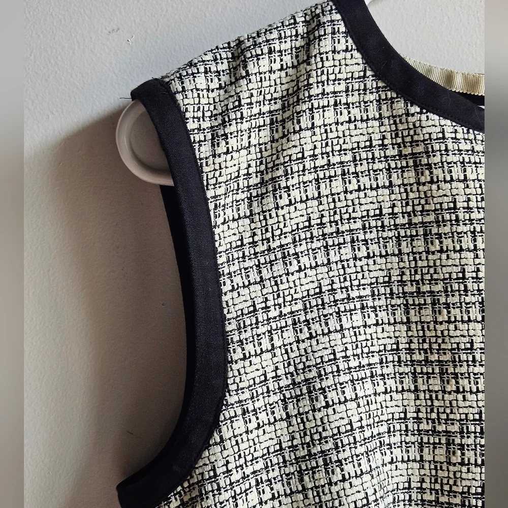 J.Crew Sleeveless Sheath Textured-Tweed Dress in Women's 8 - Picture 4 of 16